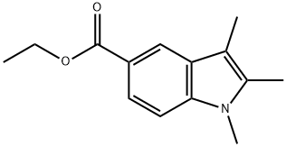 1H-Indole-5-carboxylic acid, 1,2,3-trimethyl-, ethyl ester