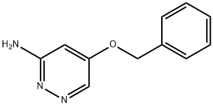 3-Pyridazinamine, 5-(phenylmethoxy)- Struktur