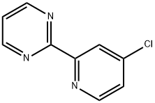 Pyrimidine, 2-(4-chloro-2-pyridinyl)- Struktur