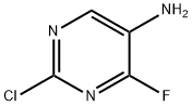 5-Pyrimidinamine, 2-chloro-4-fluoro- Struktur