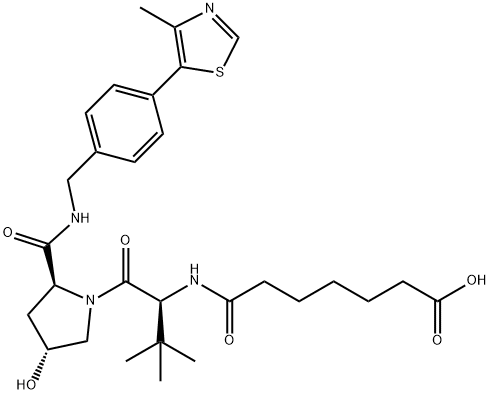 (S,R,S)-AHPC-amido-C5-acid Struktur