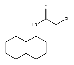 Acetamide, 2-chloro-N-(decahydro-1-naphthalenyl)- Struktur