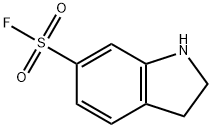 2,3-dihydro-1H-indole-6-sulfonyl fluoride Struktur