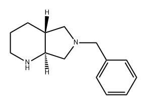 1H-Pyrrolo[3,4-b]pyridine, octahydro-6-(phenylmethyl)-, (4aR,7aS)- Struktur