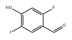 Benzaldehyde, 2-fluoro-4-hydroxy-5-iodo- Struktur