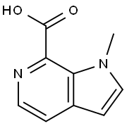 1H-Pyrrolo[2,3-c]pyridine-7-carboxylic acid, 1-methyl- Struktur