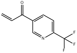 2-Propen-1-one, 1-[6-(trifluoromethyl)-3-pyridinyl]- Struktur