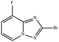 [1,2,4]Triazolo[1,5-a]pyridine, 2-bromo-8-fluoro- Struktur