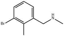 [(3-Bromo-2-methylphenyl)methyl](methyl)amine Struktur