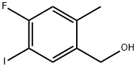 4-Fluoro-5-iodo-2-methylbenzenemethanol Struktur