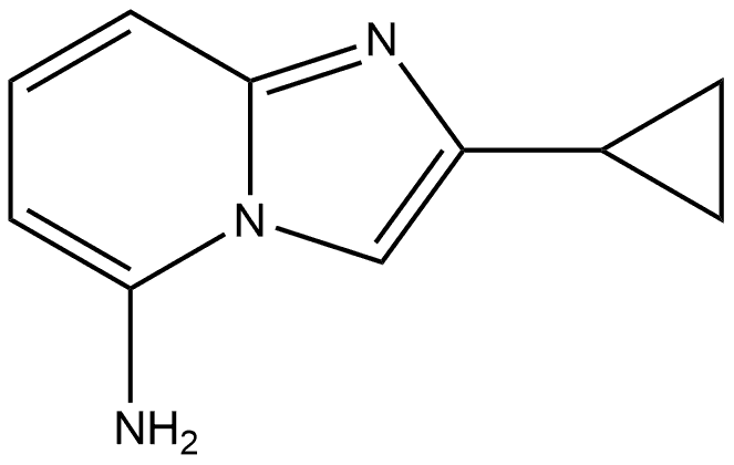 2-cyclopropylimidazo[1,2-a]pyridin-5-amine Struktur