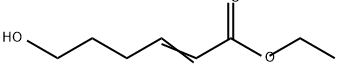 2-Hexenoic acid, 6-hydroxy-, ethyl ester Struktur