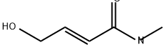 2-Butenamide, 4-hydroxy-N-methyl-, (2E)- Struktur