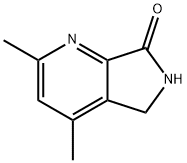 7H-Pyrrolo[3,4-b]pyridin-7-one, 5,6-dihydro-2,4-dimethyl- Struktur