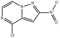 Pyrazolo[1,5-a]pyrazine, 4-chloro-2-nitro- Struktur