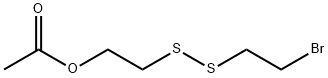 Ethanol, 2-[(2-bromoethyl)dithio]-, 1-acetate Struktur