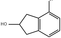 4-chloro-2,3-dihydro-1H-inden-2-ol Struktur