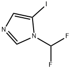 1-(difluoromethyl)-5-iodo-1H-imidazole Struktur