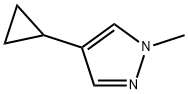 4-cyclopropyl-1-methyl-1H-pyrazole Struktur