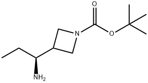 (S)-1-BOC-3-(1-氨基丙基)氮雜環(huán)丁烷, 2172875-72-6, 結構式