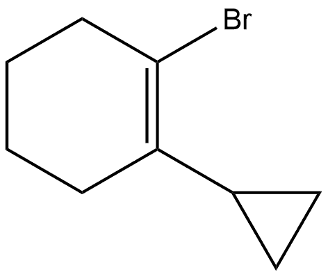 1-Bromo-2-cyclopropylcyclohexene Struktur