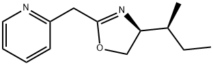 (S)-4-((S)-sec-Butyl)-2-(pyridin-2-ylmethyl)-4,5-dihydrooxazole Struktur