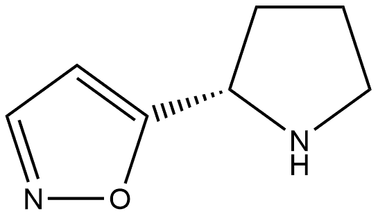 (S)-5-(pyrrolidin-2-yl)isoxazole Struktur