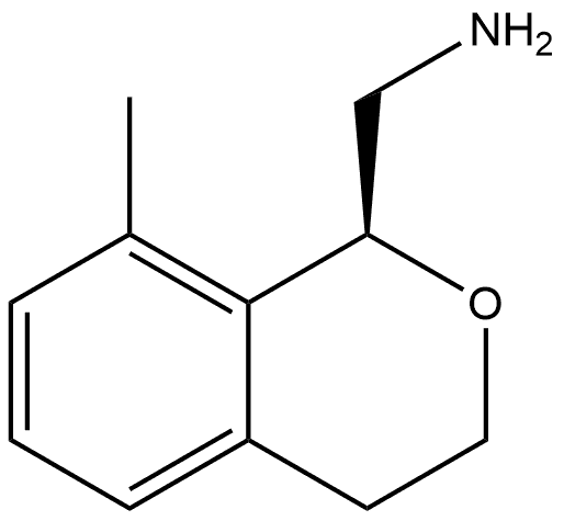 (S)-(8-methylisochroman-1-yl)methanamine Struktur