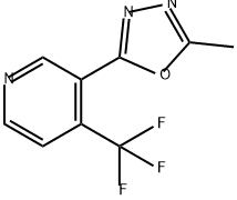 Pyridine, 3-(5-methyl-1,3,4-oxadiazol-2-yl)-4-(trifluoromethyl)-