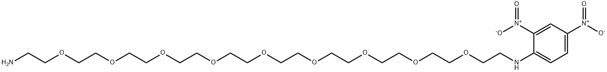 DNP-PEG9-NH2 Struktur