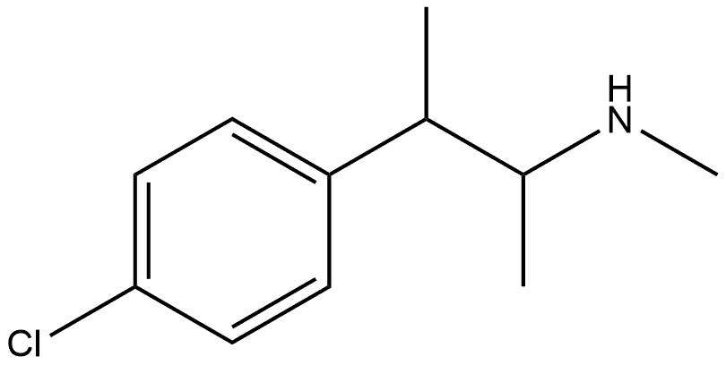 [3-(4-chlorophenyl)butan-2-yl](methyl)amine Struktur