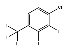 Benzene, 1-chloro-2-fluoro-3-iodo-4-(trifluoromethyl)- Struktur