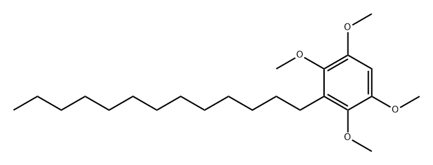 Benzene, 1,2,4,5-tetramethoxy-3-tridecyl-