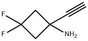 1-ethynyl-3,3-difluoro-cyclobutanamine Struktur