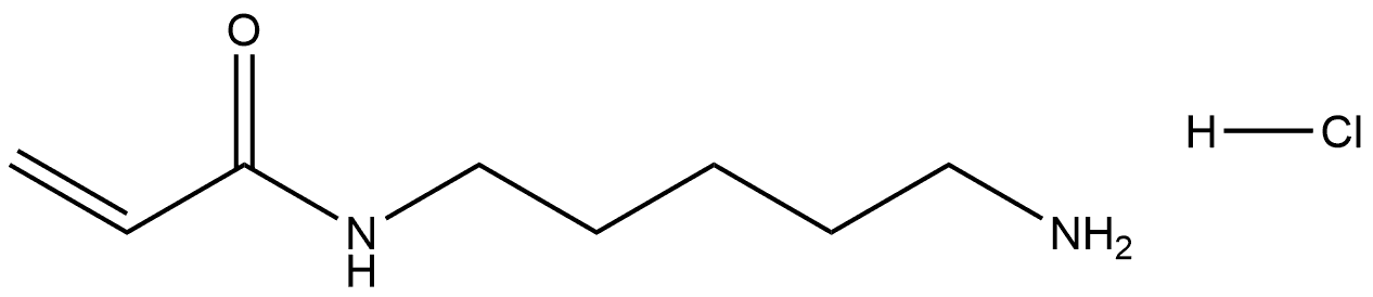 2-Propenamide, N-(5-aminopentyl)-, hydrochloride (1:1) Struktur