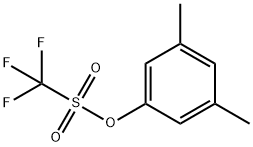 Methanesulfonic acid, 1,1,1-trifluoro-, 3,5-dimethylphenyl ester Struktur