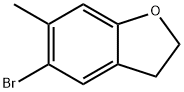 Benzofuran, 5-bromo-2,3-dihydro-6-methyl- Struktur