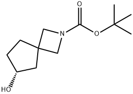 2-Azaspiro[3.4]octane-2-carboxylic acid, 6-hydroxy-, 1,1-dimethylethyl ester, (6R)- Struktur