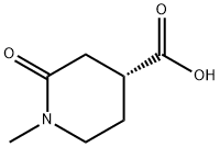 (4R)-1-Methyl-2-oxopiperidine-4-carboxylic acid Struktur