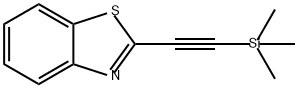 Benzothiazole, 2-[2-(trimethylsilyl)ethynyl]- Struktur