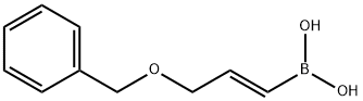 Boronic acid, B-[(1E)-3-(phenylmethoxy)-1-propen-1-yl]- Struktur