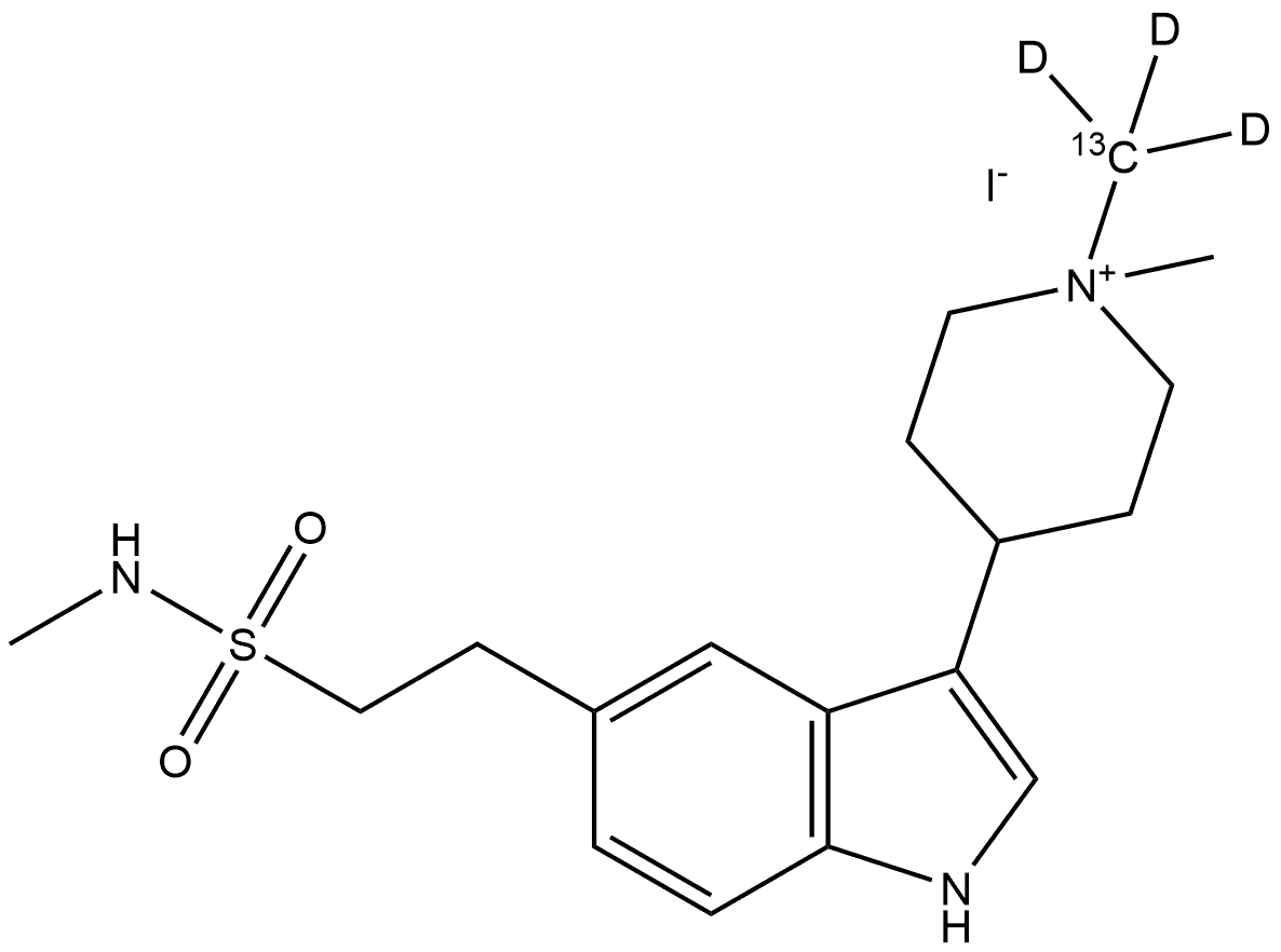 Naratriptan N-Methiodide-13CD3 Struktur