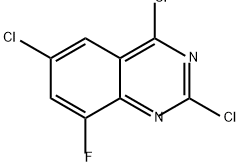 Quinazoline, 2,4,6-trichloro-8-fluoro- Struktur