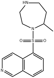 Isoquinoline, 5-[(hexahydro-7-methyl-1H-1,4-diazepin-1-yl)sulfonyl]- Struktur