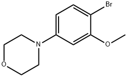 Morpholine, 4-(4-bromo-3-methoxyphenyl)- Struktur