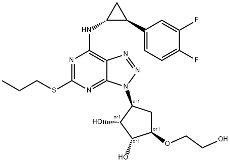 替格瑞洛雜質(zhì)I 結(jié)構(gòu)式