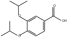 Benzoic acid, 3,4-bis(1-methylethoxy)- Struktur