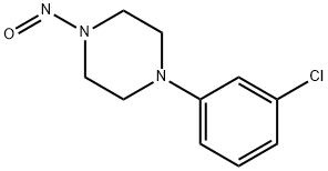 1-(3-chlorophenyl)-4-nitrosopiperazine Struktur