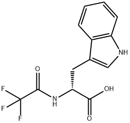 D-Tryptophan, N-(trifluoroacetyl)- (9CI) Struktur