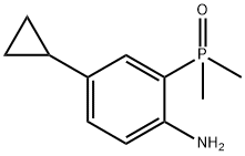 Benzenamine, 4-cyclopropyl-2-(dimethylphosphinyl)- Struktur